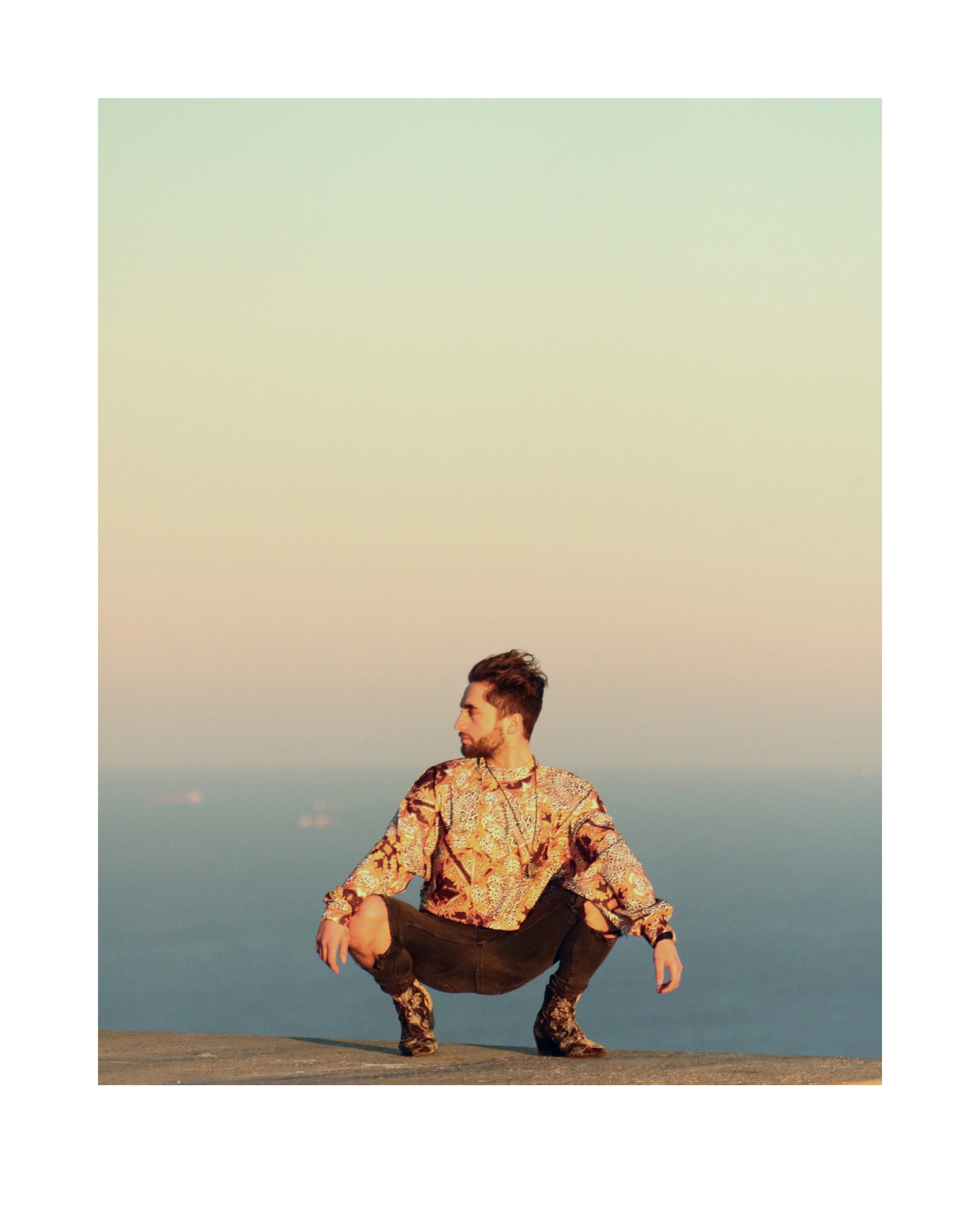 Creator overlooking the horizon